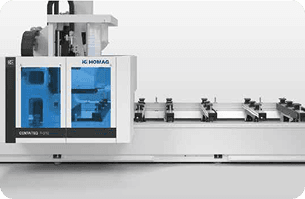 CNC machining center used in production