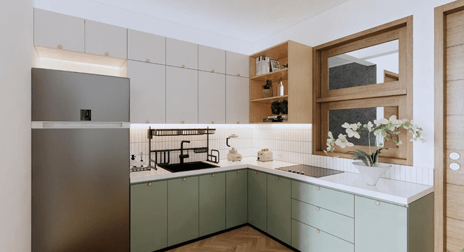 L-Shaped Kitchen