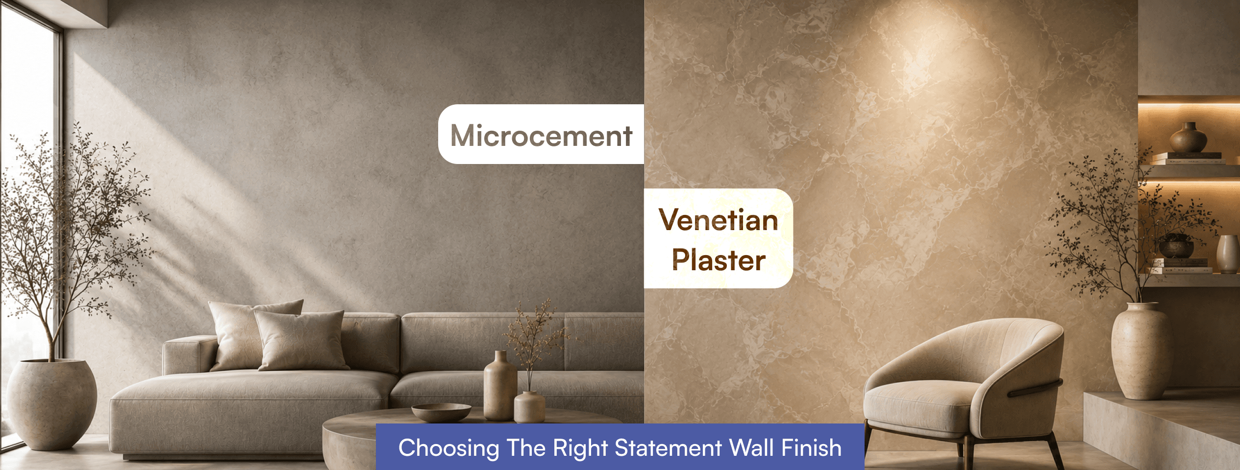 Microcement vs Venetian Plaster