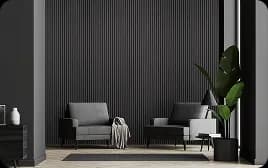 Charcoal Paneling