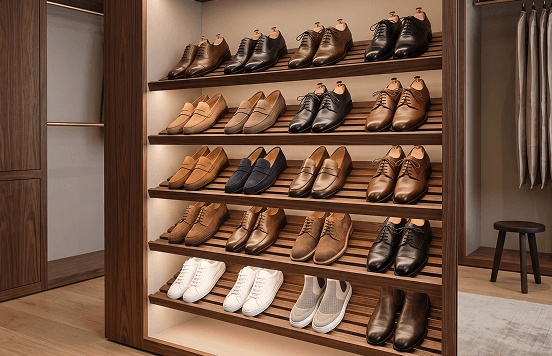 Shoe storage