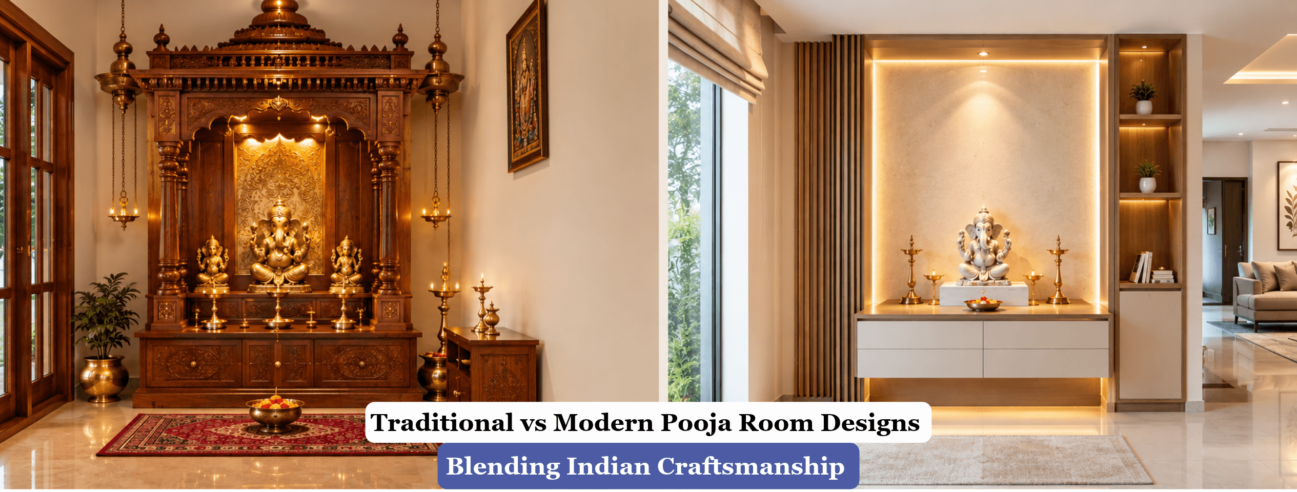 traditional-vs-modern-pooja-room-designs